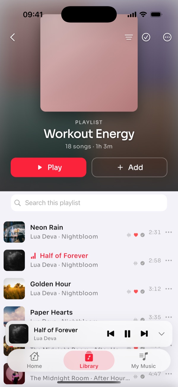 musiky — Playlist
